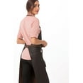 thumbnail image 2 of Chef Works Unisex Boulder Bib Apron, Brown/Black, One Size, 2 of 5