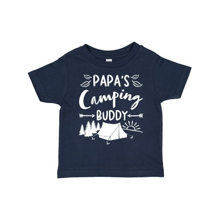 

Inktastic Papas Camping Buddy Gift Toddler Boy or Toddler Girl T-Shirt