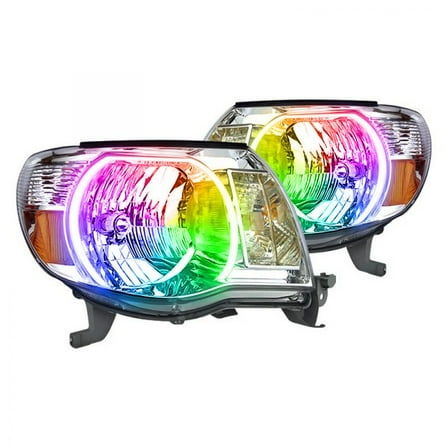 Oracle 05-11 Toyota Tacoma Halo Headlights-Colorshift -W/No CNTLR