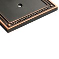 thumbnail image 3 of W35059-VBC Bronze & Copper Classic Beaded Single Duplex Cover Plate, 3 of 9