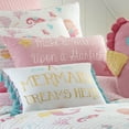 thumbnail image 2 of Levtex Home - Marina - Kids Decorative Pillow (12x24in.) - Make a Wish - Pink, Yellow, and White, 2 of 3