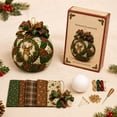 thumbnail image 6 of Clearance! Christmas Classics Patchwork Ornament DIY Kit, No-Sew Ornament Kit (Reindeer), 6 of 7