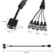 thumbnail image 4 of Cable adaptador VGA a BNC MEIRIYFA HD15 VGA a 5 BNC RGBHV, 4 of 7