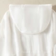 thumbnail image 5 of Zynoxe Womens Cotton Linen Sun Protection Jacket Lightweight Breathable Longe Sleeve Button Down Lounge Flowy Sun Shirt White M, 5 of 8