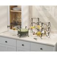 InterDesign York Houseware, Stackable Wine Storage Rack for Kitchen