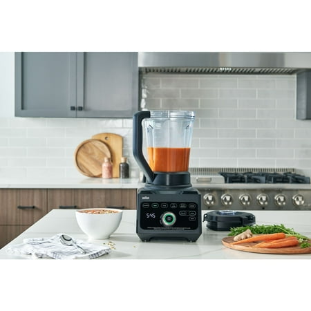 Braun - TriForce Blender with Smoothie2Go - Black