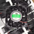 thumbnail image 2 of DZ12038B24UA 120mm 24V 2.00A High Airflow Cooling Fan, Dual Ball Bearing, 120x120x38mm Brushless Fan for Frequency Inverters Black Plug, 2 of 4