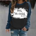 thumbnail image 1 of 2023 Chandail en Molleton Mode pour Femmes 50 % de Réduction Liquidation T-shirt Imprimé Manches Longues Blouse Col Rond Hauts Décontractés Chandail en Molleton, 1 of 1