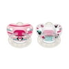 NUK Disney Minnie Mouse Orthodontic Pacifier 0-6 Months 2 Pack - Pink/Cutie