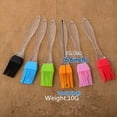 thumbnail image 4 of 1 Pc Transparent Handle Silicone Oil Brush, Baking Tool, Small Split Baking Brush, Barbecue Brush,High Temperature Resistant Silicone Brush, Portable Barbecue Oil Brush, For Cake Baking Cooking BBQ K, 4 of 5
