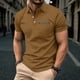thumbnail image 1 of Blusa y camisa de manga corta con cuello vuelto y bloques de color para hombre Camiseta de manga corta con cuello abotonado para hombre, 1 of 5