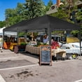 thumbnail image 5 of COBIZI 10x20 Pop up Canopy Tent Without Sidewall, Waterproof Portable Outdoor Canopy 10x20 Ez up Instant Shelter Tent for Parties, Wedding, Backyard, Carport with Carry Bag & 4 Sandbags(Black), 5 of 9