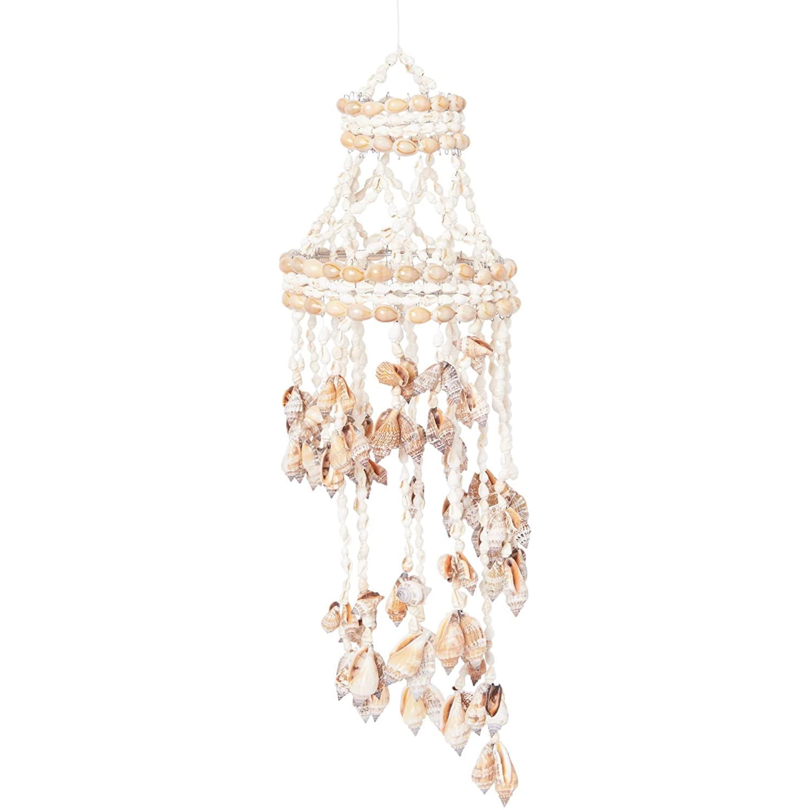 Boho Wind Chimes Wind Bells for Outdoors or Indoors Seachell Decorative Mobile Curtains of the Shells Sea Shell Wind Cacher