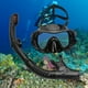 thumbnail image 1 of Gafas de natación para adultos, máscaras de buceo, juego de tubos de respiración para esnórquel (negro), 1 of 4