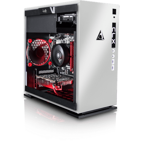 CLX SET GAMING PC AMD Ryzen 7 2700X 3.70GHz (8 Cores) 8GB DDR4 1TB HDD & 120SSD NVIDIA GeForce GTX 1080 8GB GDDR5X MS Windows 10 Home 64-Bit
