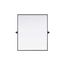 Elegant Kitchen and Bath Amoura 30x36 Pivot Mirror in Black