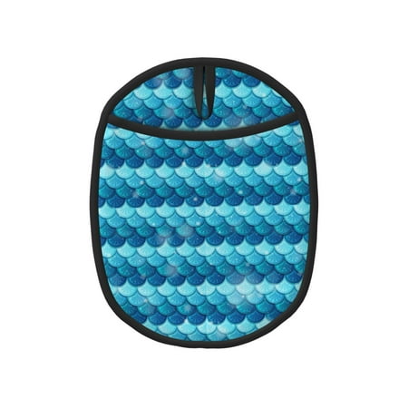 

Naloa Pearlescent Scales Silicone Pot Holders Oven Mitts Heat Resistant Hot Pads Non Slip Pot Holder for Kitchen Baking and Cooking 9.4 x 7.5 Inches