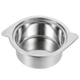 thumbnail image 5 of Raindrops Practical Stainless Steel Hot Pot Silver for Home and Restaurant 1Pc, 5 of 8