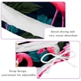 thumbnail image 3 of Flamingo Tropical Rainforest Swimsuit Women Bikinis: Detachable Sponge Adjustable Strap Bikini Set - Two-Pack, Beach & Pool Ready, 3 of 6