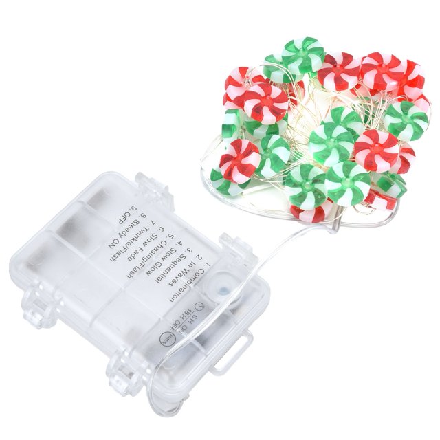 Outdoor String Lights, White Light String Lamp Built In Timer With Remote Control For Outdoor ANGGREK LED String Lights