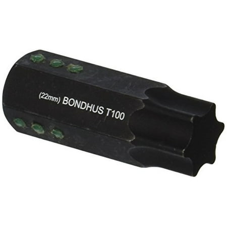 UPC: 0037231320003 | BONDHUS 32000 T100 ProHold Torx Bit 2.5 Length – Stock Size: 22mm