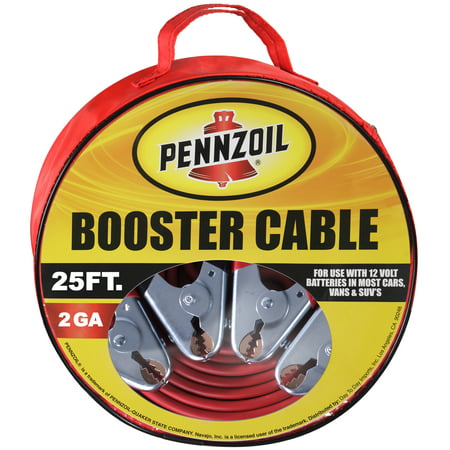 OxGord Pennzoil Jumper Cables Heavy Duty Battery Booster With Travel Storage