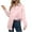 Pink, variant on Scyoekwg Western Tops for Women Button Lapel Shirts Loose Solid Color Lightweight Tops for Women Trendy Tshirt Dressy Casual Blouse Long Sleeve Blouses (Blue,L)