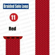 Yepband Braided Solo Loop for Apple Watch Bands 45mm 41mm 42mm 38mm 40mm 44mm for Women Men Elastic Nylon Bands Replacement Wristbands Strap Accessories for iWatch Series Ultra 8 7 SE 6 5 4 3 2 1 Nike