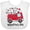 AA-White, variant on Inktastic It's My 1st Valentine's Day Fire Truck Boys or Girls Baby Bib