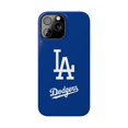 thumbnail image 2 of iPhone Slim Case Dodgers Logo Los Angeles American Baseball Blue, 2 of 6
