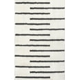 thumbnail image 3 of JONATHAN Y MOROCCAN HYPE 5 x 8 Area Rug, Alaro Berber Stripe Shag - White/Gray, MOH402A-5, 3 of 10