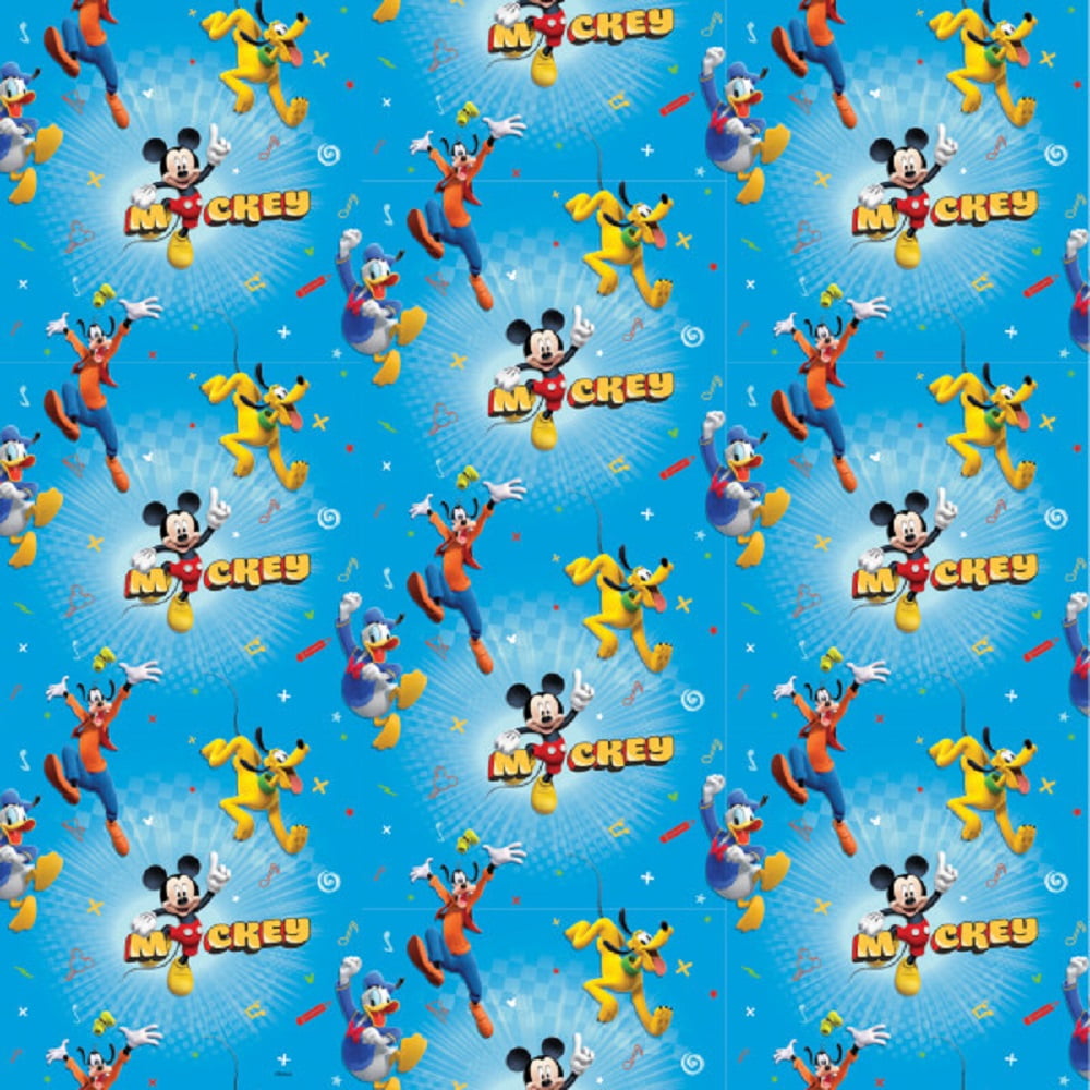 Gift Wrap Mickey Mouse 30 Inch X 5 Ft Paper 1 Roll