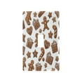 thumbnail image 2 of IAUYY Retardant PC Material Duplex Outlets Switch Plate Covers Easy DIY Installation with Screws Light Switch Cover Plate Gingerbread Frosting, 2 of 9