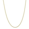 thumbnail image 1 of 14k Yellow Gold 2mm Solid Rope Chain Necklace - with Secure Lobster Lock Clasp 18", 1 of 6