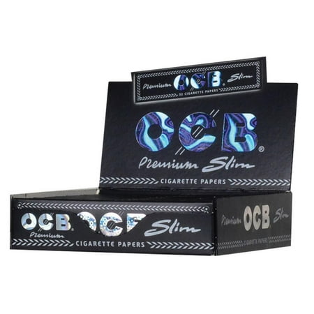 Ocb Rolling Papers - 24pc Display - OCB Premium Slim Rolling Papers