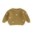 thumbnail image 1 of AMERTEER Chandails à Col Rond pour Bébé Manches Longues Pulls Tricotés Amples, 1 of 7