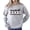 Gray Sweatshirt, variant on Baseball Sweatshirt for Mom's Checkered Baseball Mom Sweatshirt Women Gift for Softball Mom