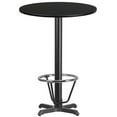thumbnail image 3 of Flash Furniture 30" Round Laminate Top Pub Table in Mahogany, 3 of 4