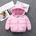 thumbnail image 3 of Bullpiano 0-5Y Boys And Girls Cartoon Warm Down Cotton Jacket for Snowy Outdoor Play Photography (Pink), 3 of 8