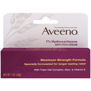 Aveeno, 1% Hydrocortisone, Anti-Itch Cream, 1 oz (28 g)