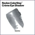 thumbnail image 3 of Revlon Colorstay Creme Eye Shadow, Longwear Blendable Matte or Shimmer Eye Makeup with Applicator Brush, Licorice, 0.18 oz, 3 of 6