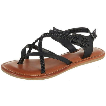 

Mia Womens Adrianna Sandal 7.5 Black