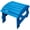 Multi-color, variant on W Unlimited Oceanic Pine Wood Patio Ottoman in Red
