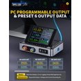 thumbnail image 4 of FNIRSI Alimentation DC-150 Variable, 0-30V 0-5A Alimentation DC CNC Réglable avec Écran IPS 4 Chiffres, 20mV Power Ripple, Entrée PD/QC/DC, Interrupteur Programmable et Réglable, 4 of 7