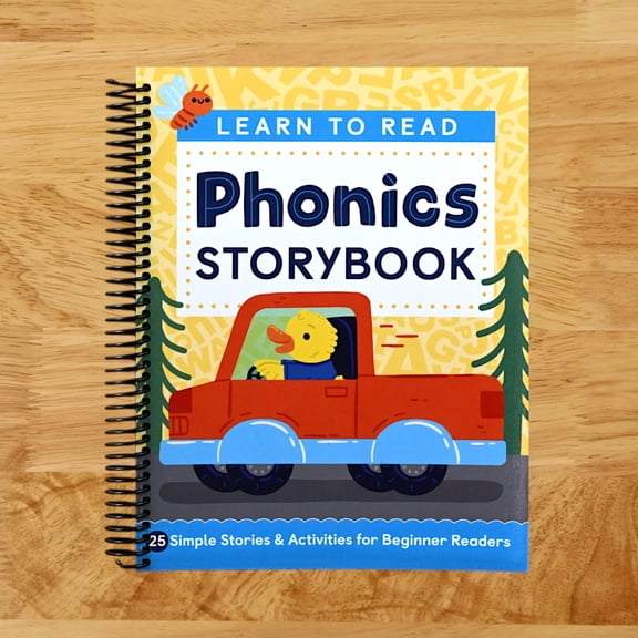 Learn to Read Learn to Read: Phonics Storybook: 25 Simple Stories & Activities for Beginner Readers, (Spiral Bound)