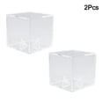 thumbnail image 1 of 2pcs Clear Baseball Display Case for Cube Box Baseball Holder Souvenir Storage Box, 1 of 11
