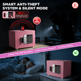 thumbnail image 6 of BESAFETY 0.25 Feet Cubic Safe Box, Money Lock Safes with Digital Keypad, USB Cable and Sensor Light, Security Safe for Home Office Hotel (Pink), 6 of 13