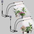 thumbnail image 1 of Grow Lights for Indoor Plants Full Spectrum Heads Plant Lights Indoor with Spectral Modes Level Brightness Auto On/Off Timer Memory Timing Function for Various Plants Growth, 1 of 7