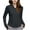 Black Sun Protection Shirts, variant on Women's UPF 50+ Lightweight Athletic Jacket 2026 Sun Protection Full Zip Long Sleeve Shirts Hiking Outdoor Pockets Gray,XL