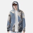 thumbnail image 2 of Vsdgher Silver Dragon Mountain Peaks Print Adult Hoodie Shirts Rash Guard for Men Women,Long Sleeve Sun Protection Fishing Shirts for Athletic Running Swim-Medium, 2 of 7